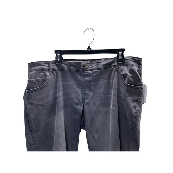 Time And Tru Jeans Size XXL Women's Maternity Charcoal Gray Skinny Cotton Blend - Picture 3 of 7